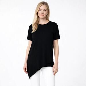 Universal Standard Genevette Crew Rayon Jersey Black L or 3X